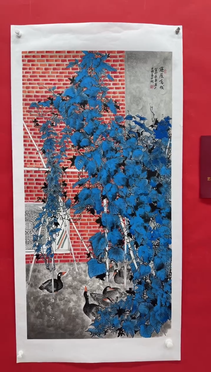 国画画家陆远华纯手绘原作