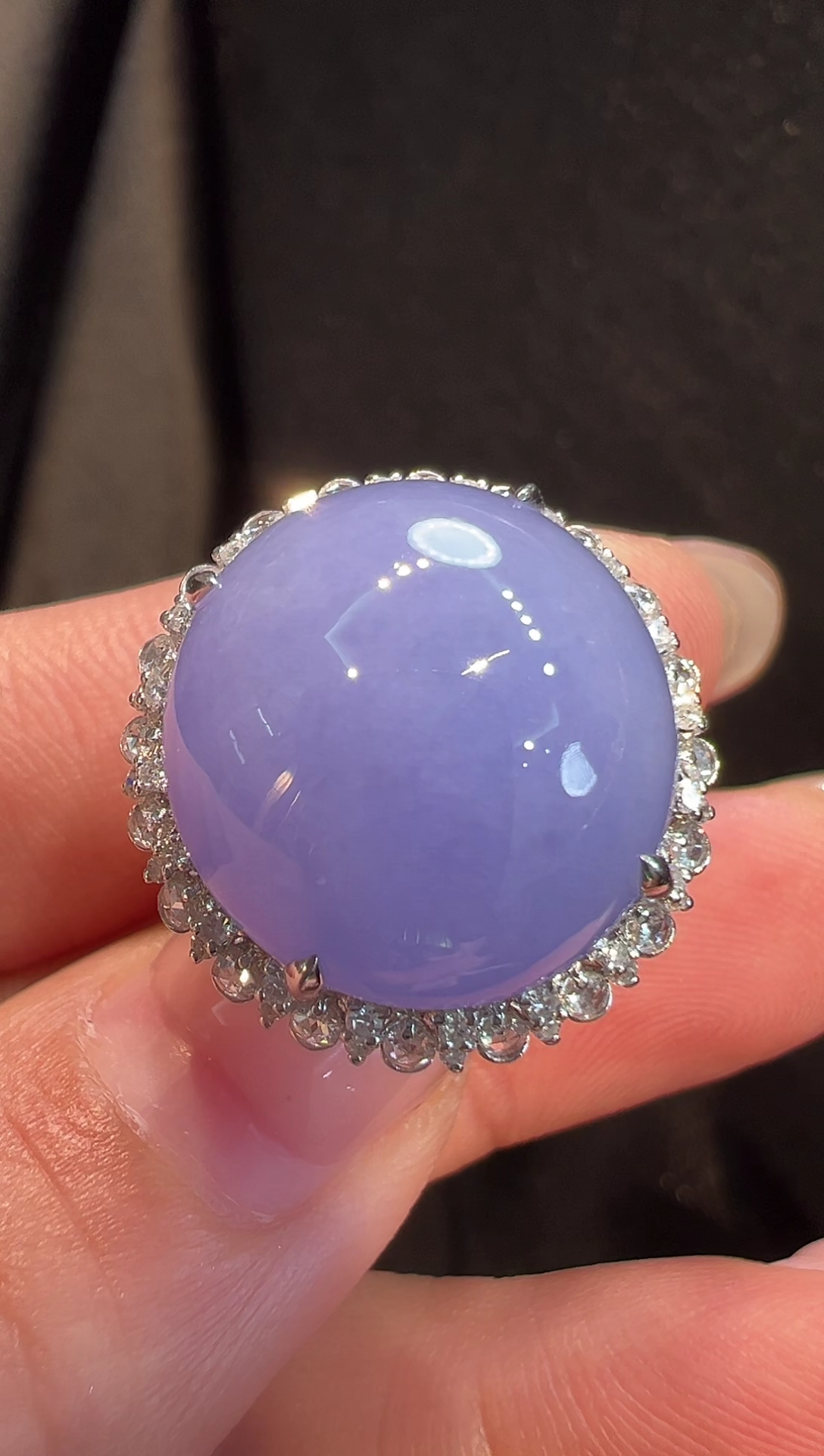 18K金镶嵌戒指翡翠AL6