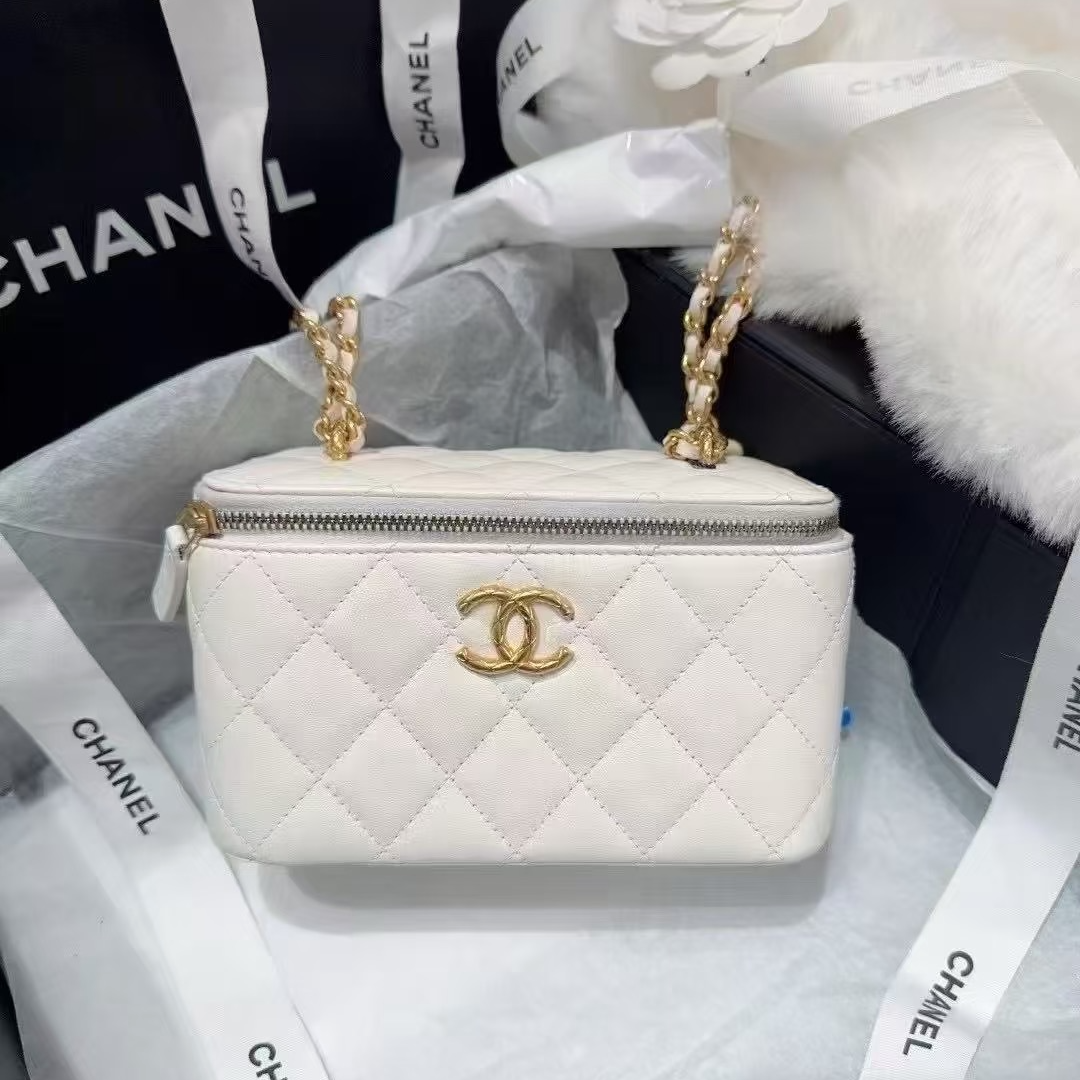 99新 Chanel/香奈儿 【杨贵妃专属】芯片/经典白金熔岩扣盒子包