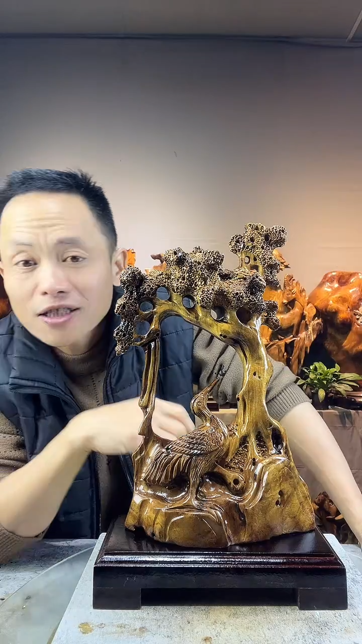 金丝楠物****｝小叶桢楠随行摆件16