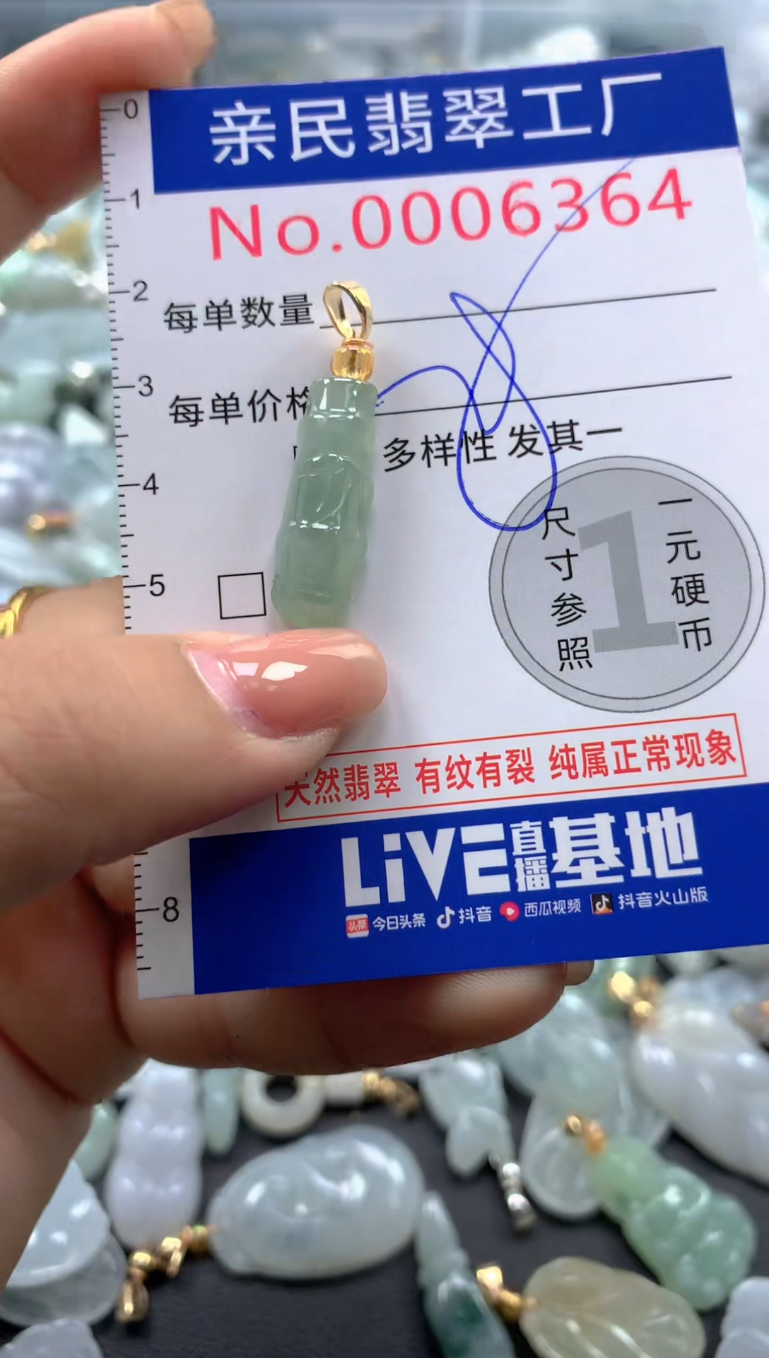 颈饰未镶嵌翡翠6394