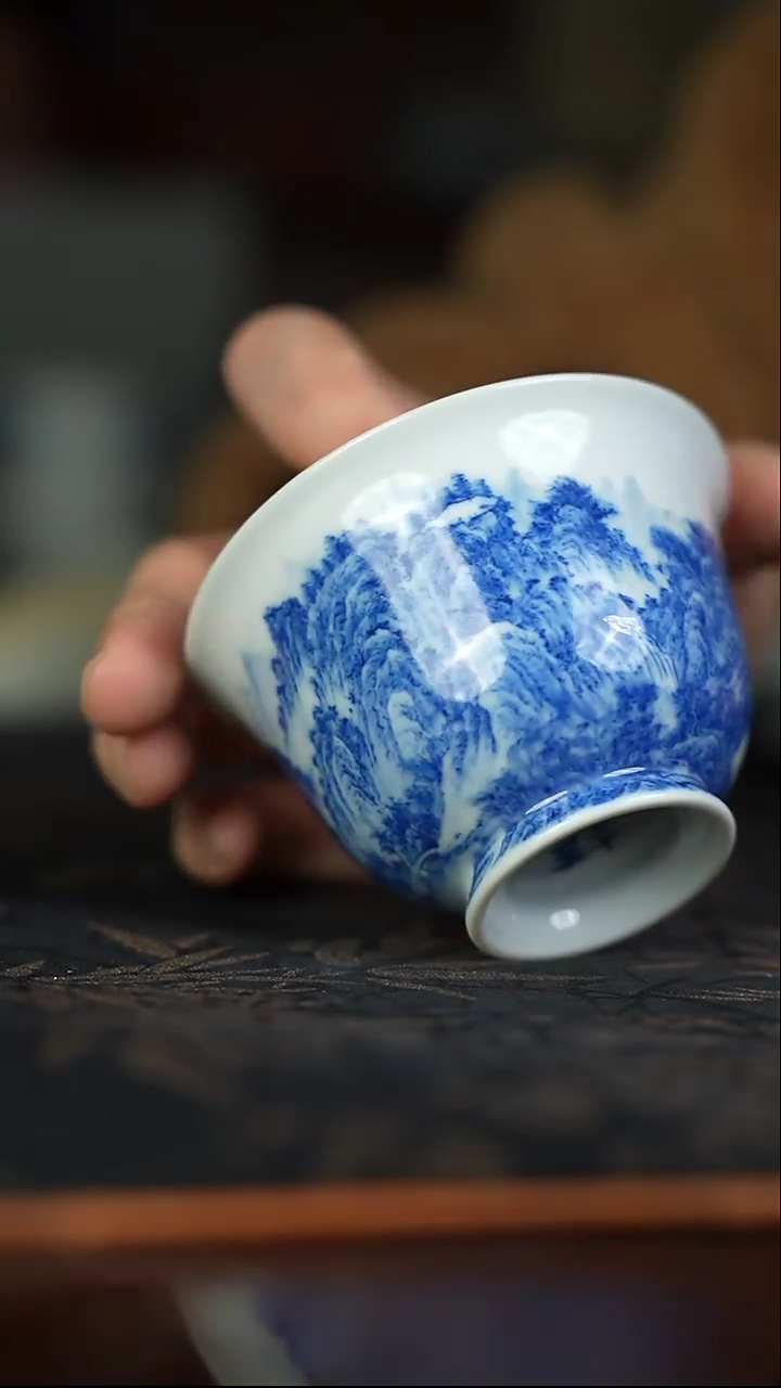 摆件瓷景德镇精品陶瓷茶器 微瑕