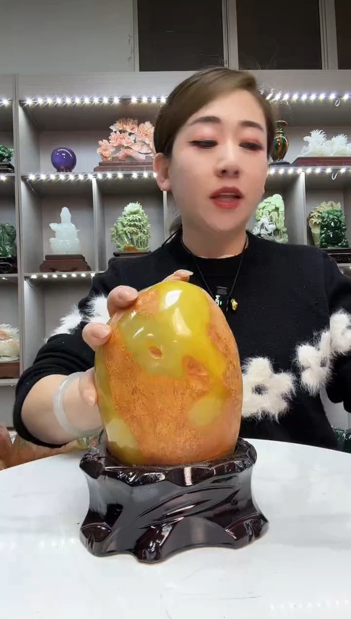 石材天然石材家居摆件办公室客厅玄关高档摆件