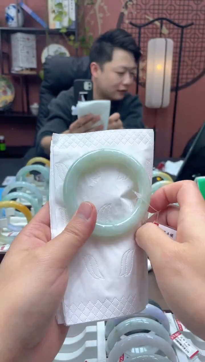 未镶嵌手镯翡翠6583*******