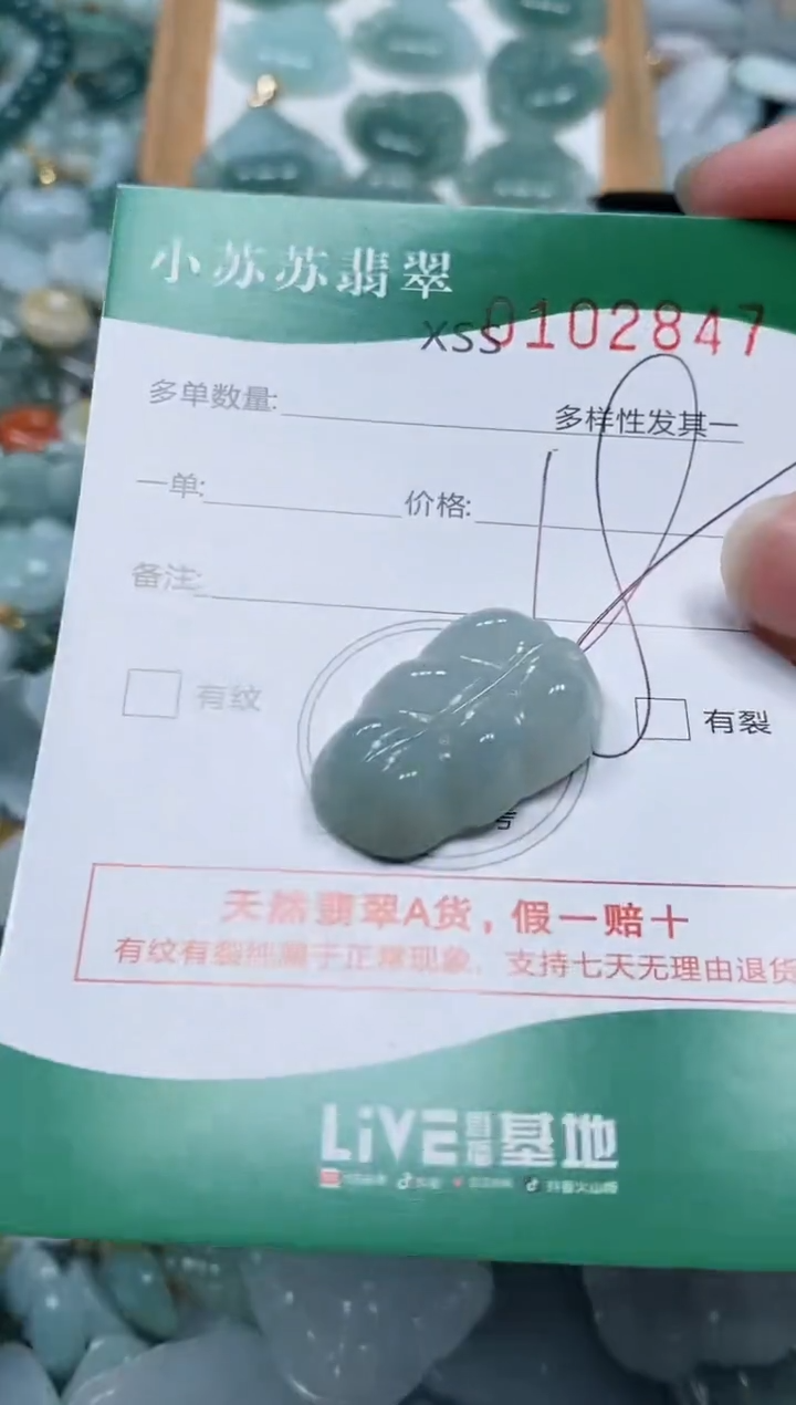 【闪购商品】翡翠颈饰未镶嵌闪购商品0102847