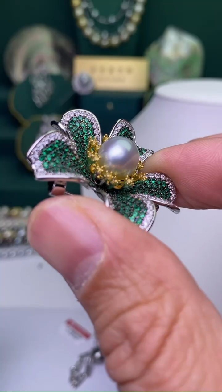 【闪购商品】海水珍珠胸饰未镶嵌10-11