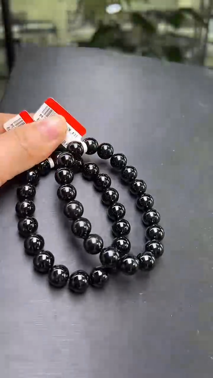 未镶嵌手串碧玺黑碧玺手串10m+ 多样性发一 M38716