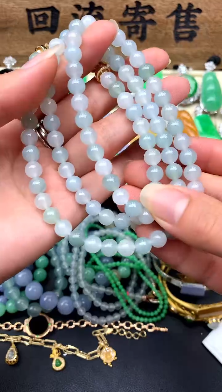 【闪购商品】翡翠手串未镶嵌64-中国好珍宝