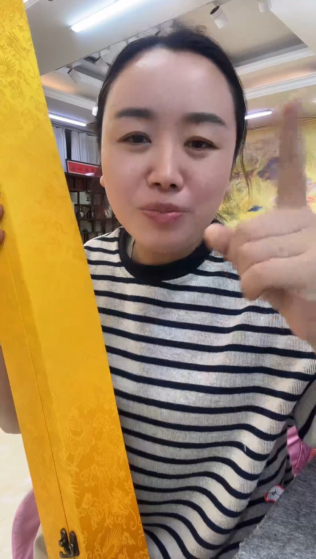 国画《高品》纯手绘带证书带礼盒