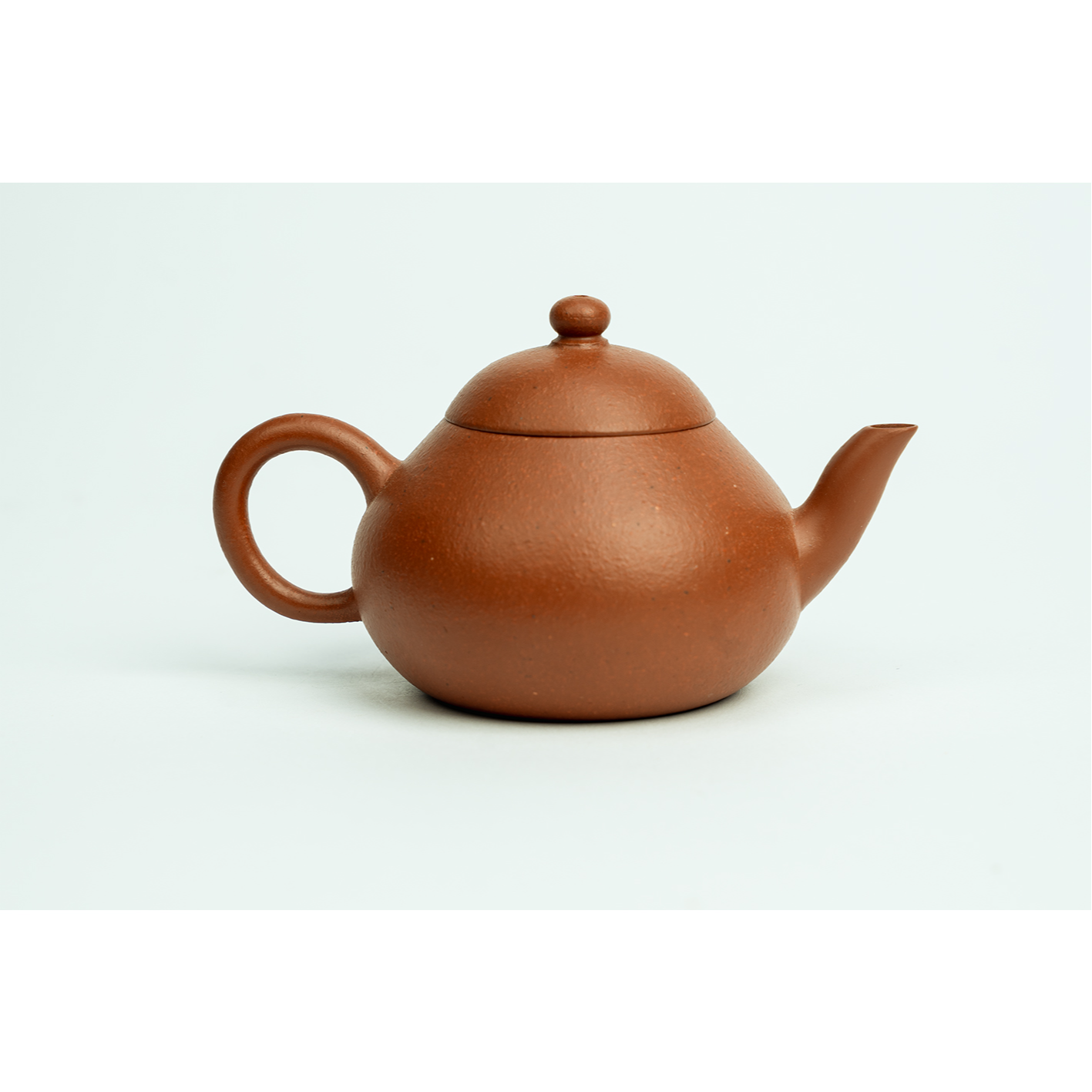 宜兴紫砂壶黄龙山原矿生砂朱泥梨形壶