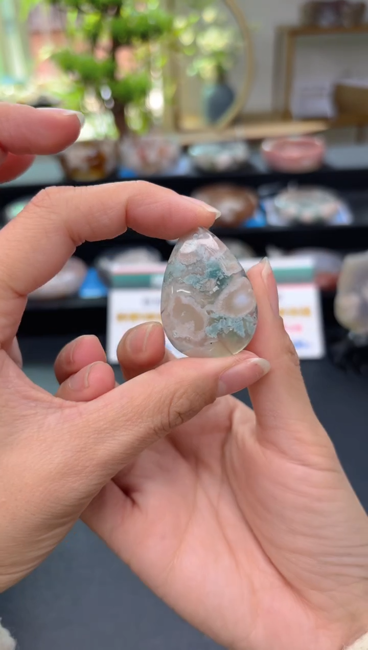 【闪购商品】石英质玉吊坠(不含链)未镶嵌C596（送绳）