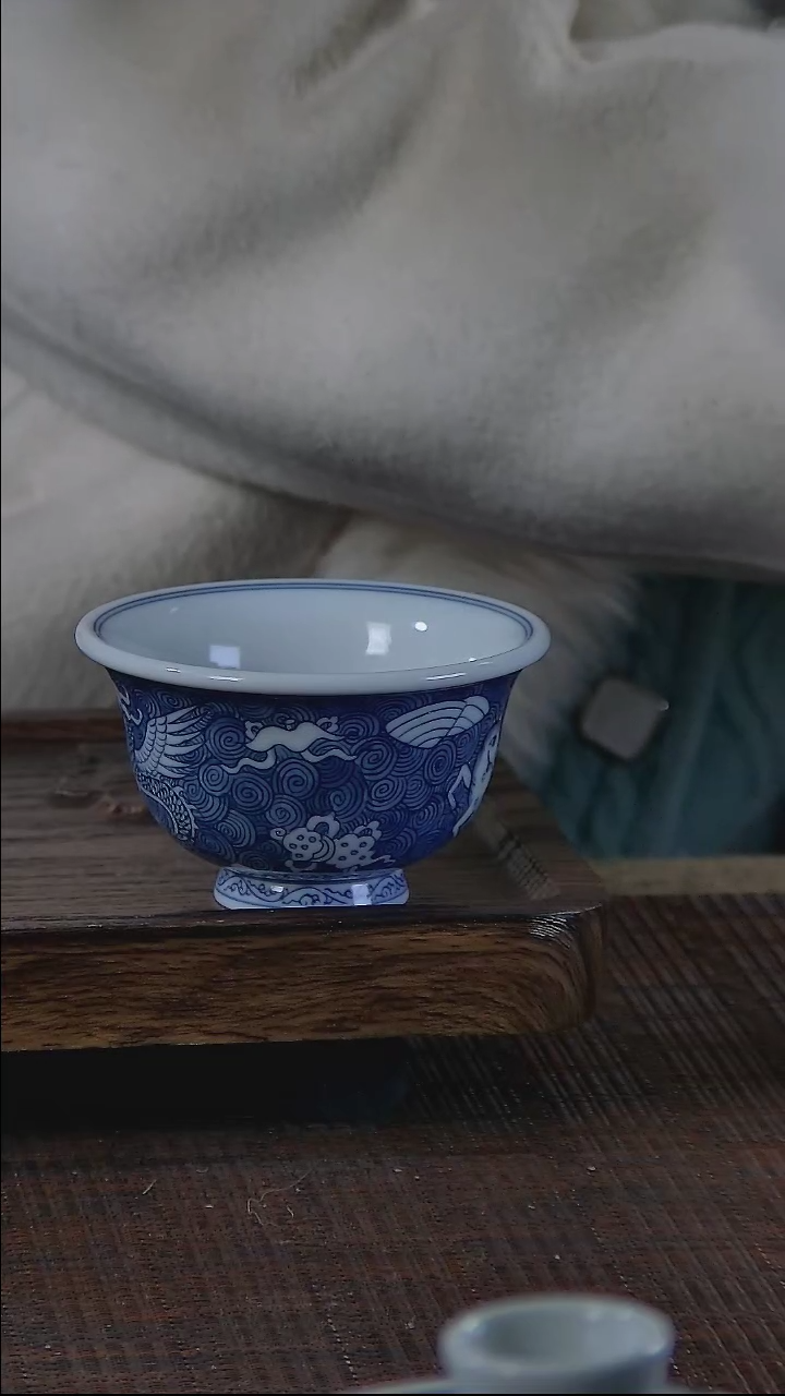 【闪购商品】折葵非器手工手绘山海经压手杯