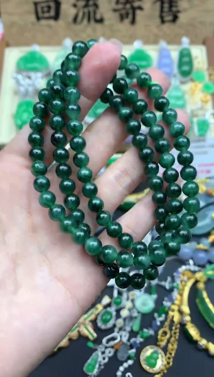 【闪购商品】翡翠手串未镶嵌334-中国好珍宝