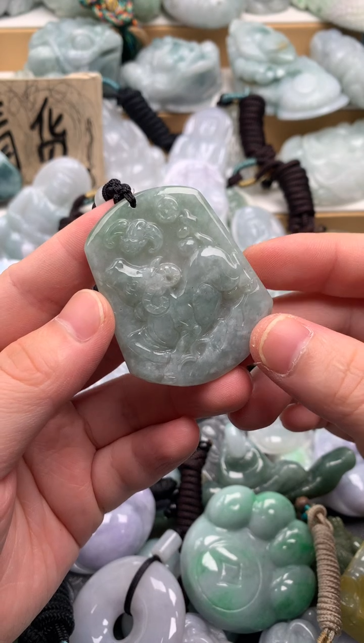吊坠(不含链)未镶嵌翡翠1