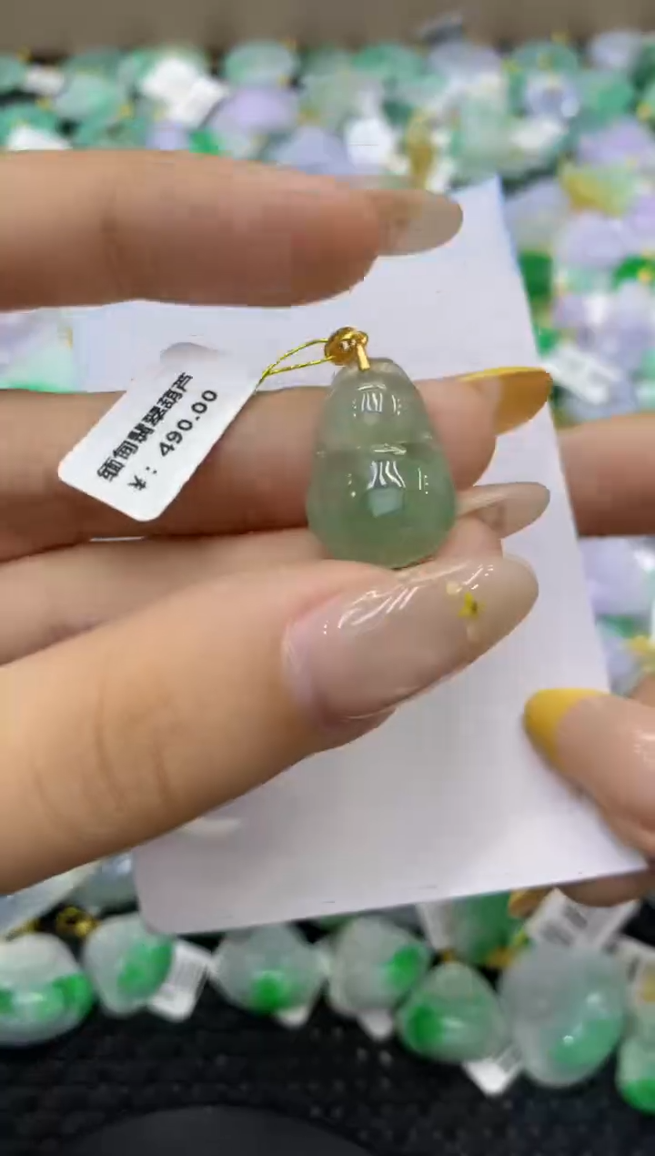 颈饰未镶嵌翡翠天然麻烦翡翠A货