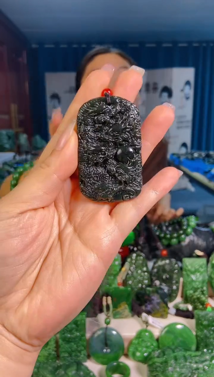 和田玉未镶嵌挂件1