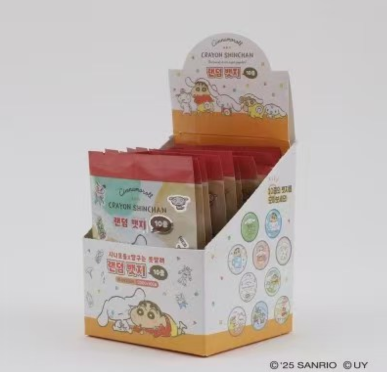 【林子】三丽鸥玉桂狗与蜡笔小新联名系列吧唧盲盒