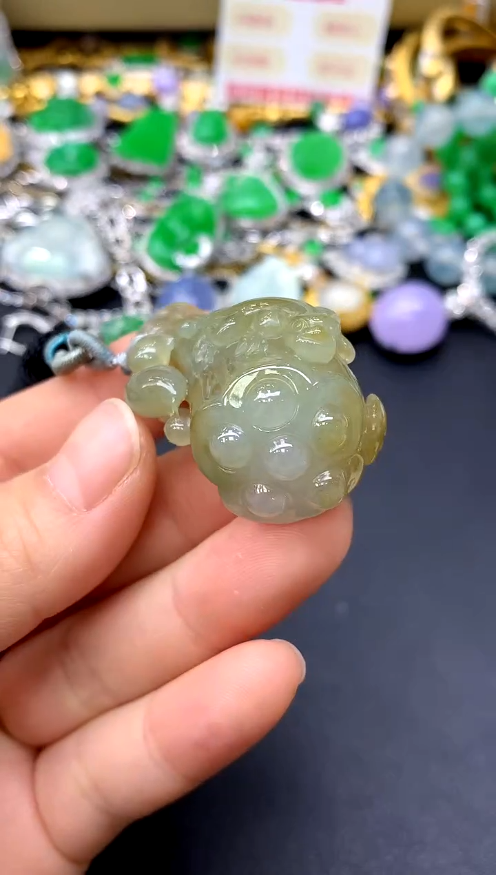 颈饰未镶嵌翡翠357-中国好珍宝