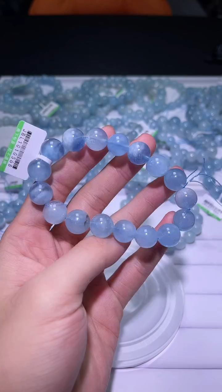 1海蓝宝石（处理）X038-海蓝宝单圈-多样性发其一