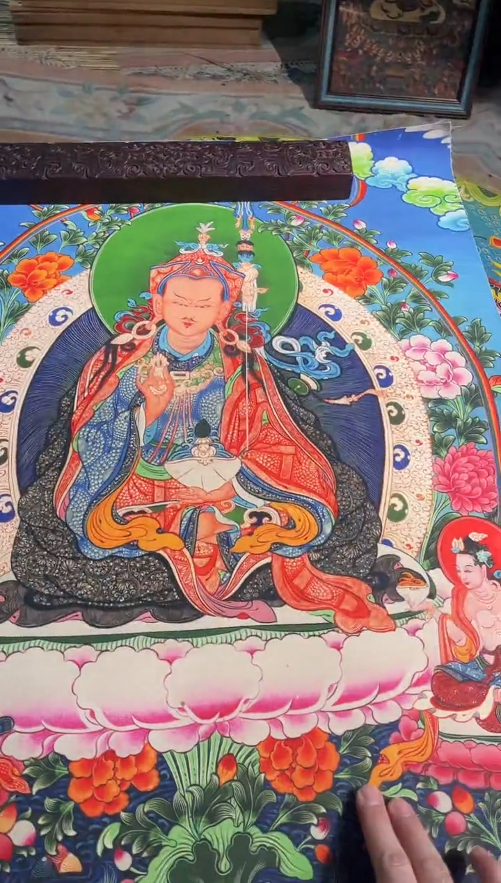 卷轴画曦曦的唐卡tk160