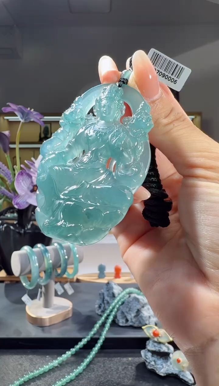 吊坠(不含链)未镶嵌翡翠度母