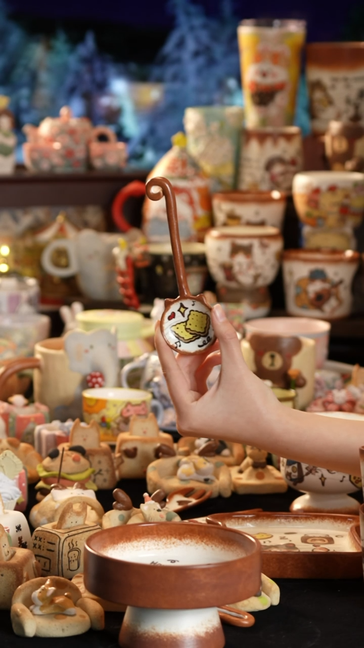 其他陶景德镇釉下彩手绘设计师款陶瓷