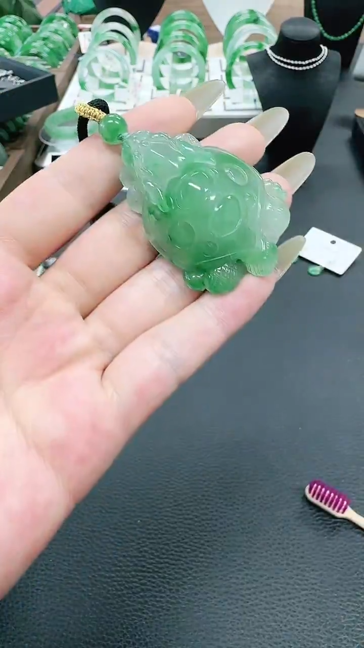 未镶嵌1石英质玉（非洲翠）/9153