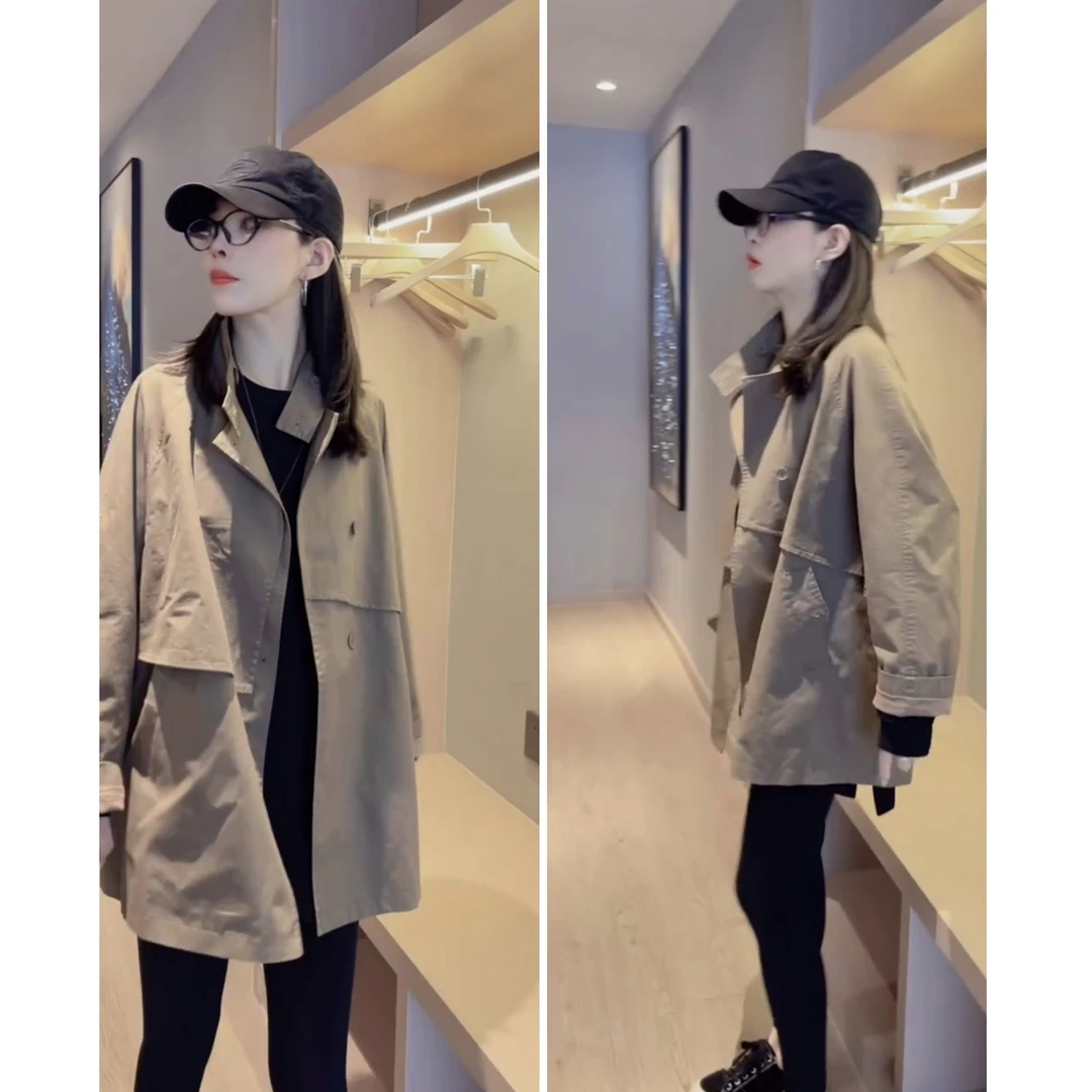 加棉/不加棉极简风中长款风衣2025秋冬新款时尚爆款穿搭外套潮
