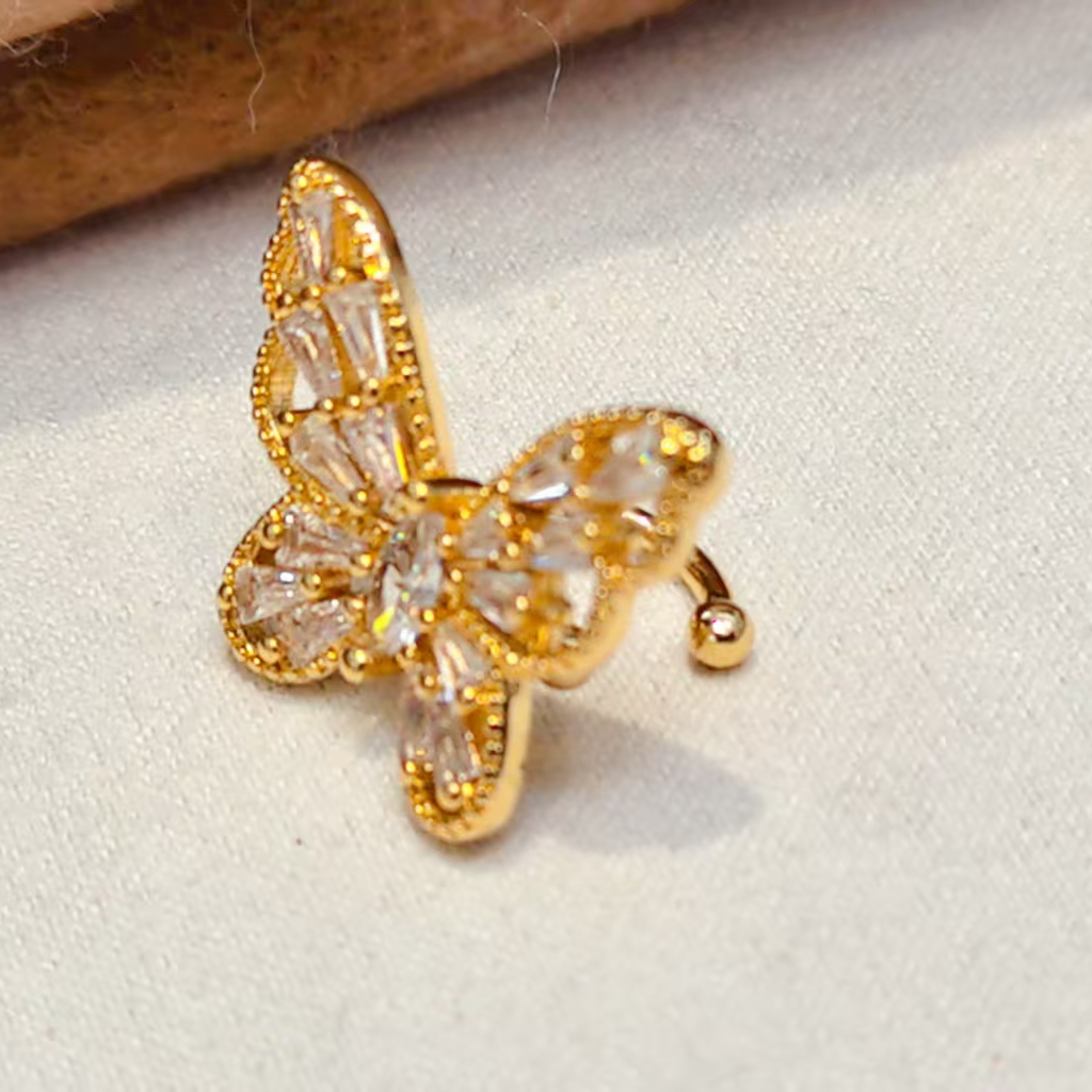 钛钢耳饰 阮大大高奢定制耳骨夹9089