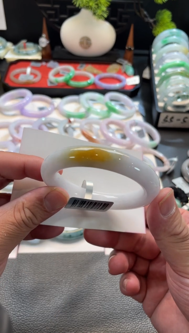 未镶嵌手镯翡翠153号链接 54圆条