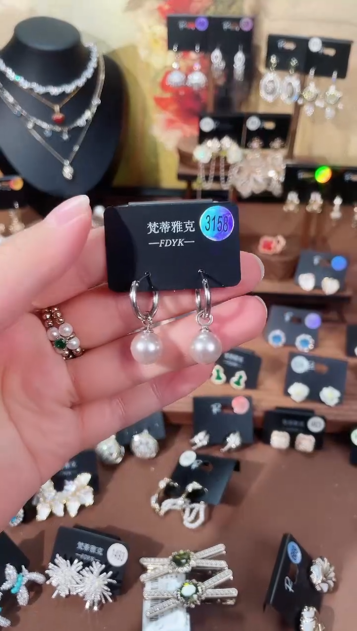 铜合金锆石925银梵3158