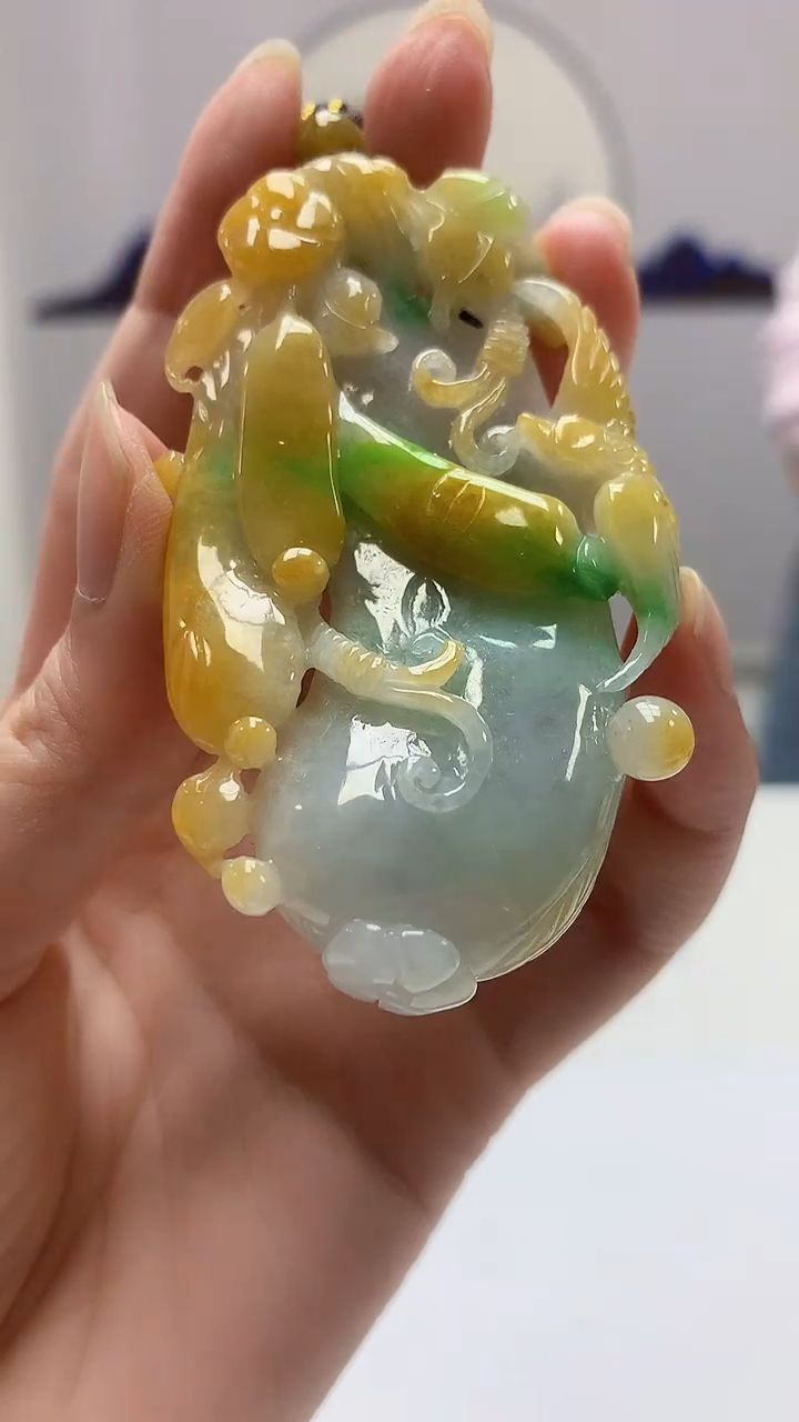 【闪购商品】定制翡翠未镶嵌4902zm-毛货挂件花155