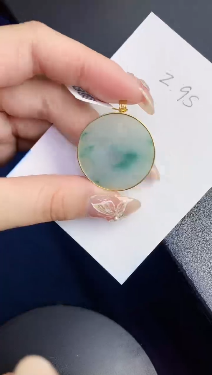 【闪购商品】翡翠颈饰18K金镶嵌0000000000