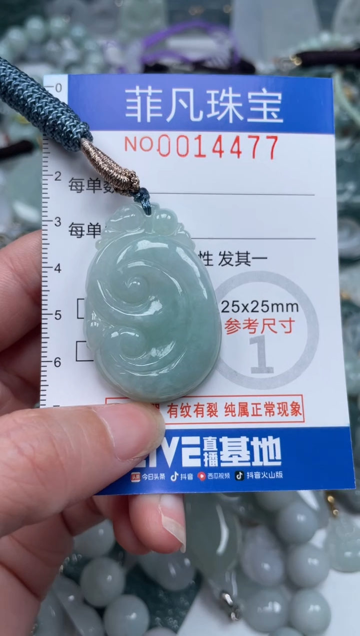 颈饰未镶嵌翡翠14477