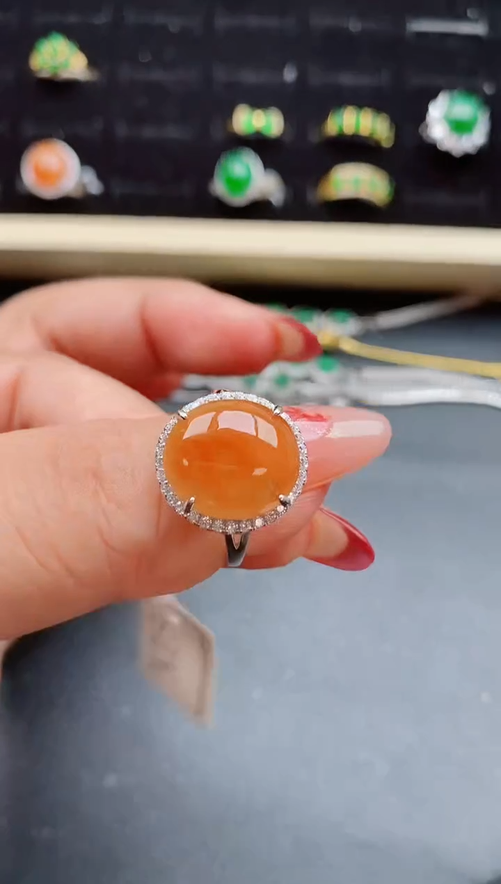 【闪购商品】翡翠戒指银S925镶嵌21321321