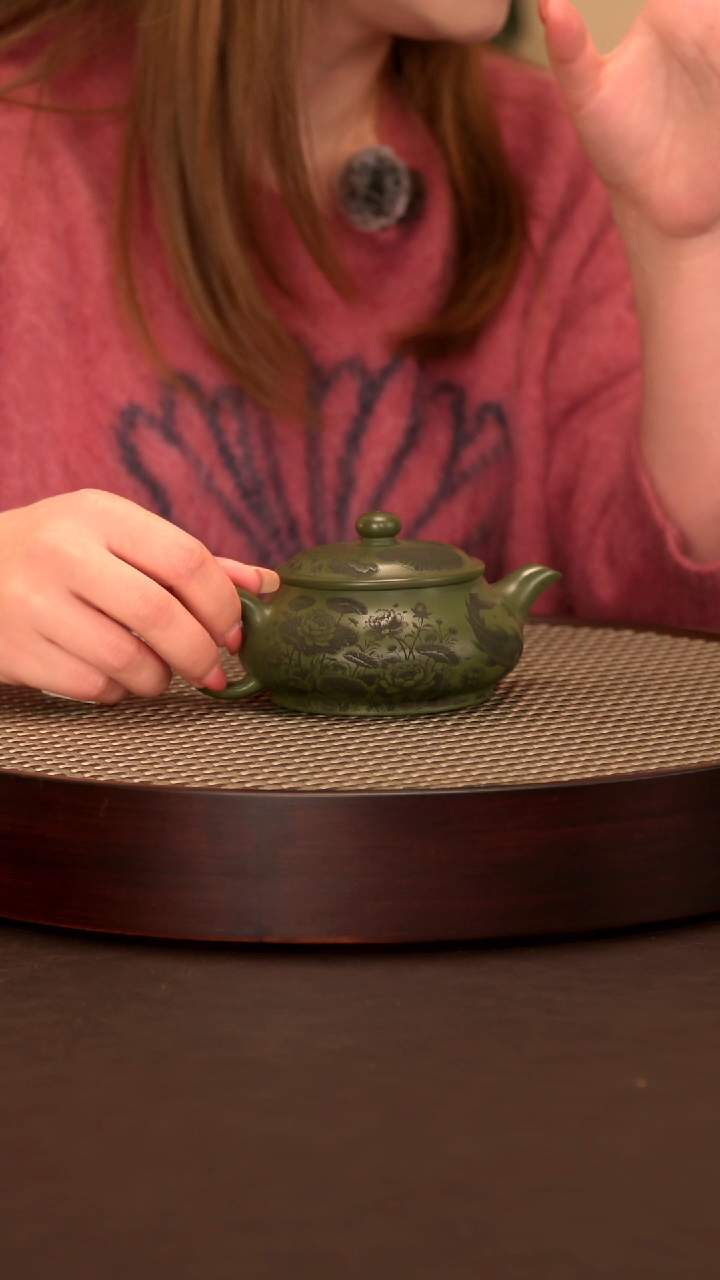 绿泥紫砂作品1221