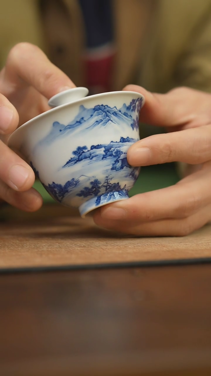 【闪购商品】杯柴窑青花破价福利