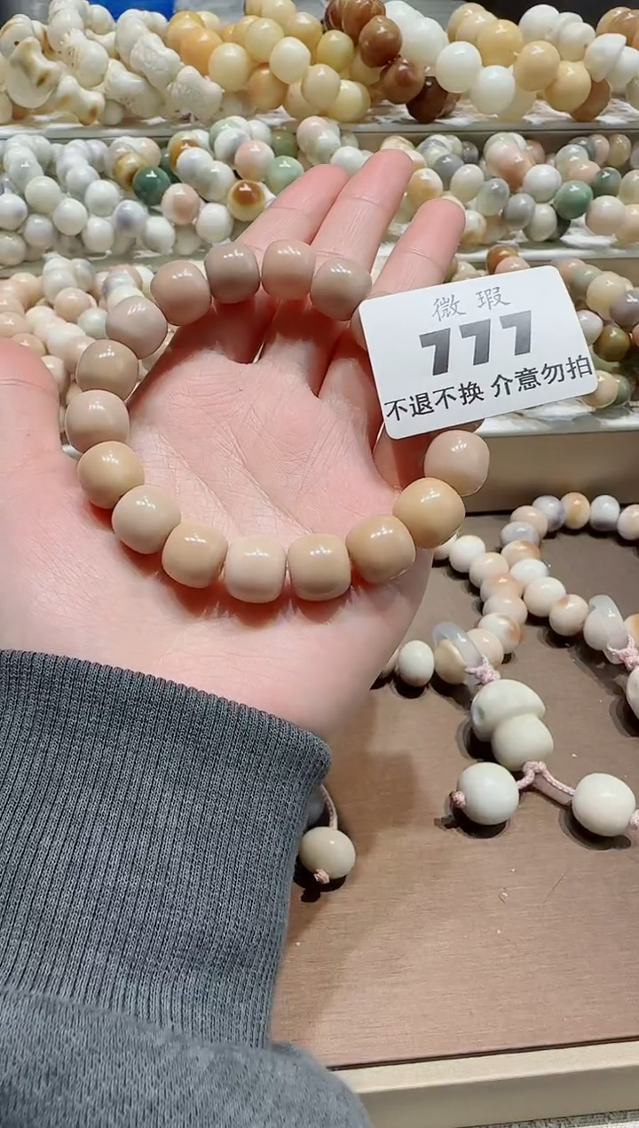 菩提根/象牙果手串瑕疵品不售后777
