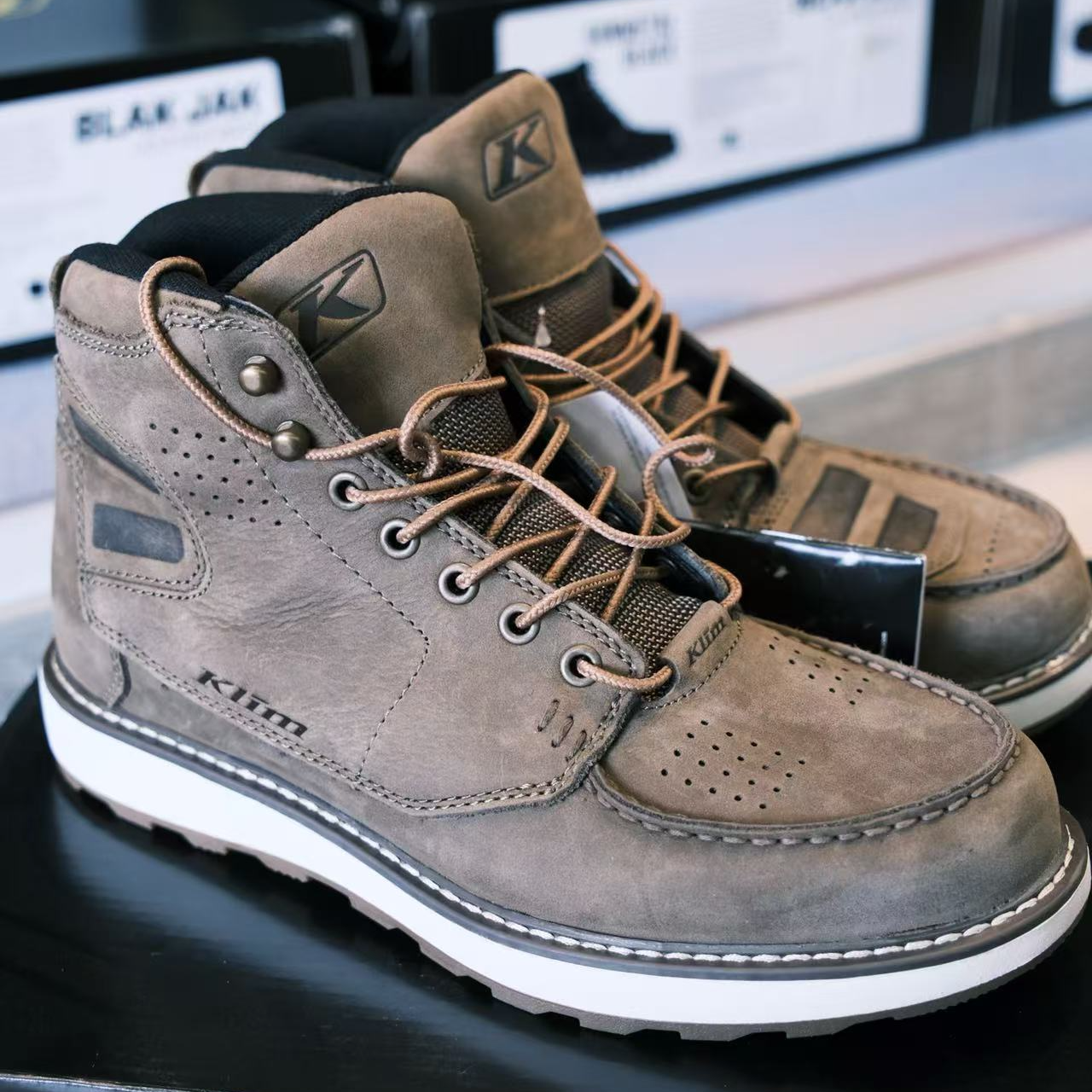 Klim Blak Jak Leather 黑杰克摩托车骑行鞋防护通勤机车骑行靴