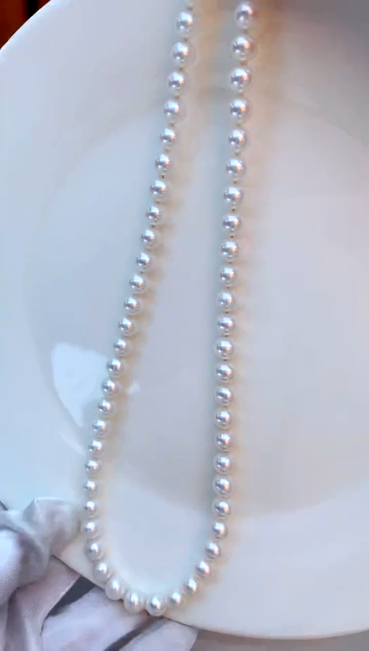 【闪购商品】淡水珍珠项链14K金镶嵌6