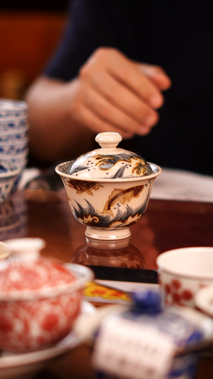 【闪购商品】立勤堂-釉里金高端茶器88