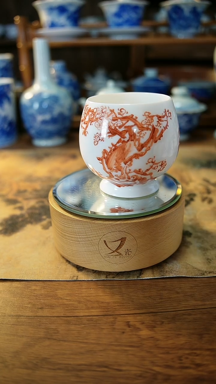 10景德镇手工手绘茶具