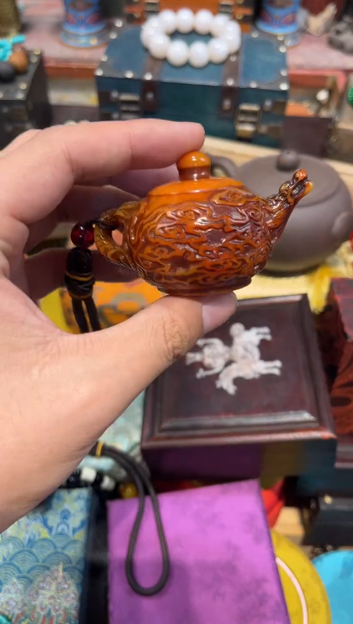 未镶嵌蜜蜡裸石E刘哥高端专属精品16
