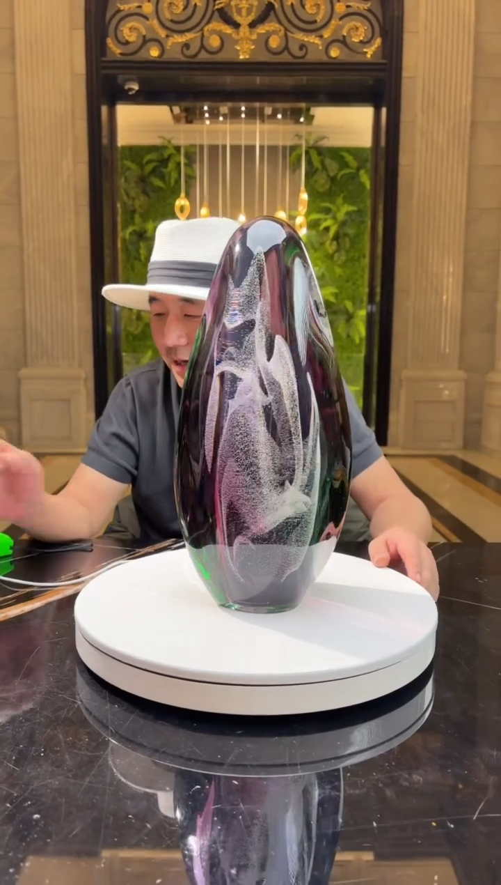 【闪购商品】摆件月虹艺术琉璃摆件E45