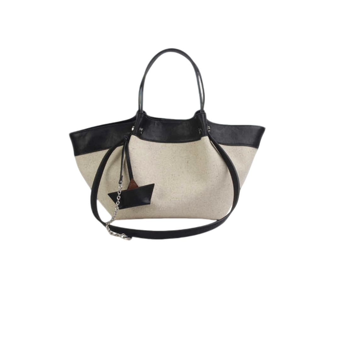 托特包磁扣双根手提包腋下休闲风时尚百搭