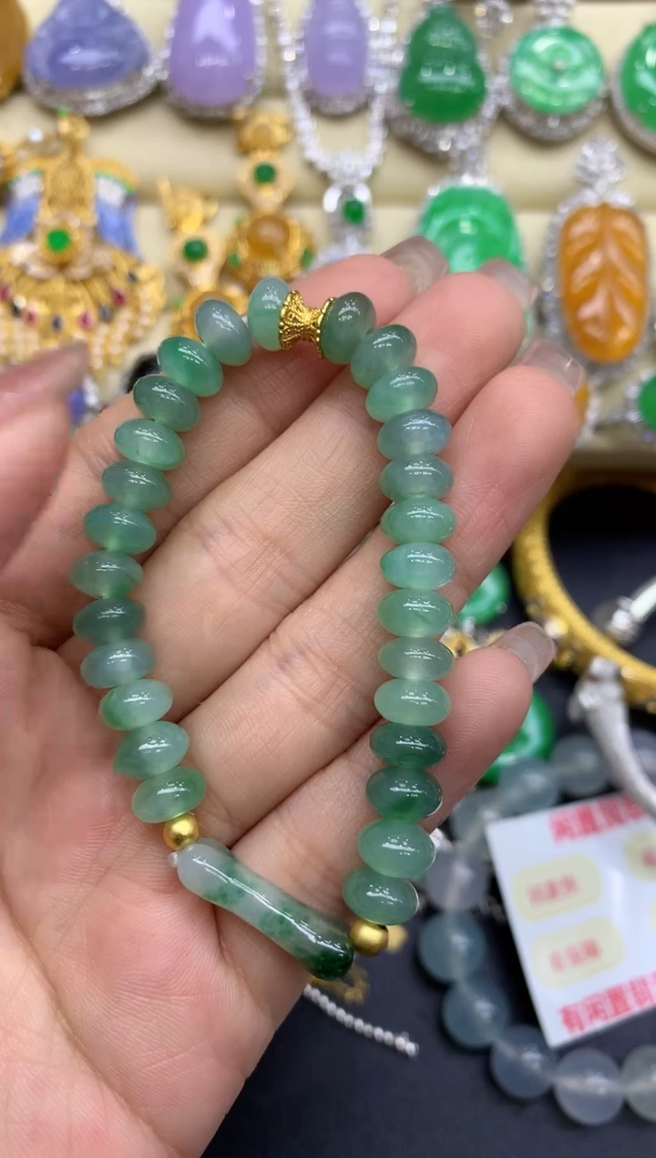 未镶嵌手链翡翠254-中国好珍宝