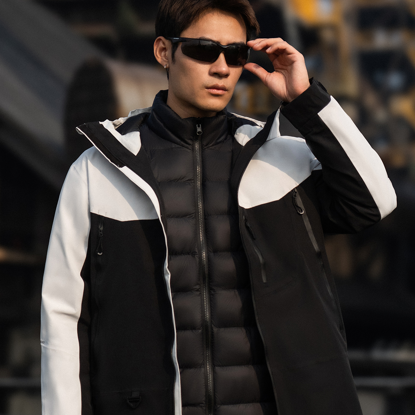 际华【穹紫】秋冬季新款三合一冲锋衣男防风防水撞色外套女双12好物