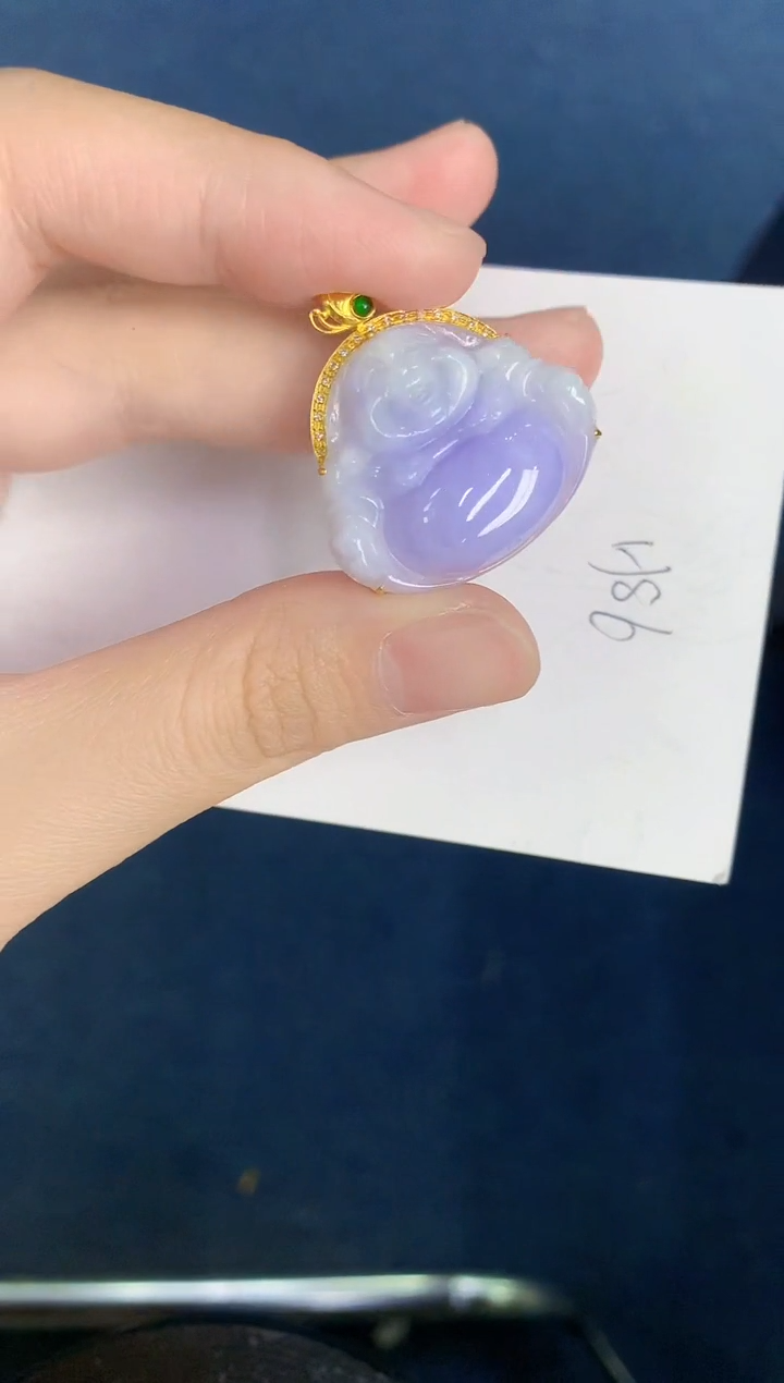 【闪购商品】翡翠颈饰18K金镶嵌000000000