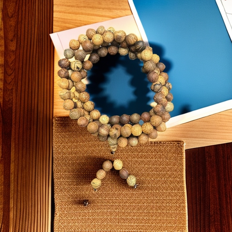 A97海南降真香黄药膜文玩手串8mm