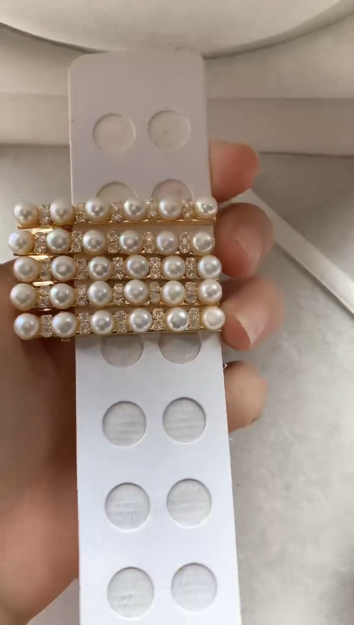 未镶嵌发饰淡水珍珠多样性发其一